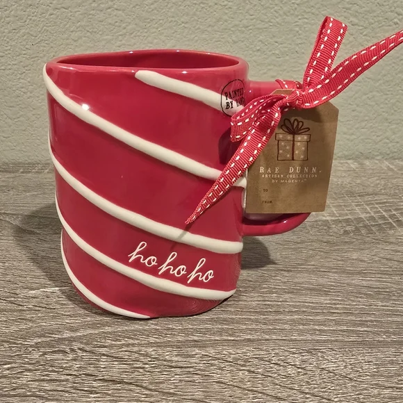 Rae Dunn Christmas Mug "ho ho ho" Mug - Picture 2 of 5